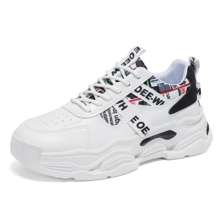 Damen Trendy Chunky Sneakers mit modischem Grafikdesign Drune