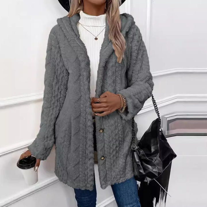Damen Kuschelige Teddyjacke Drune