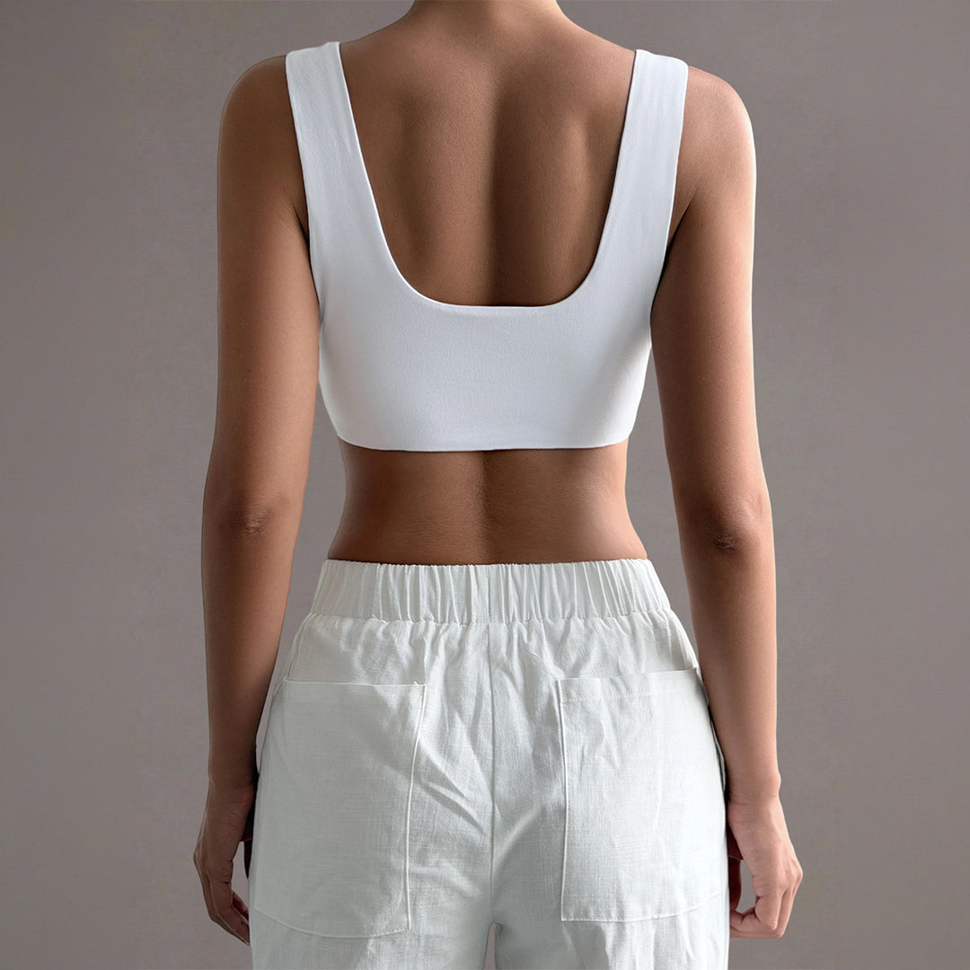 Damen Sport-Bustier mit bequemen breiten Trägern und elastischem Schnitt Drune