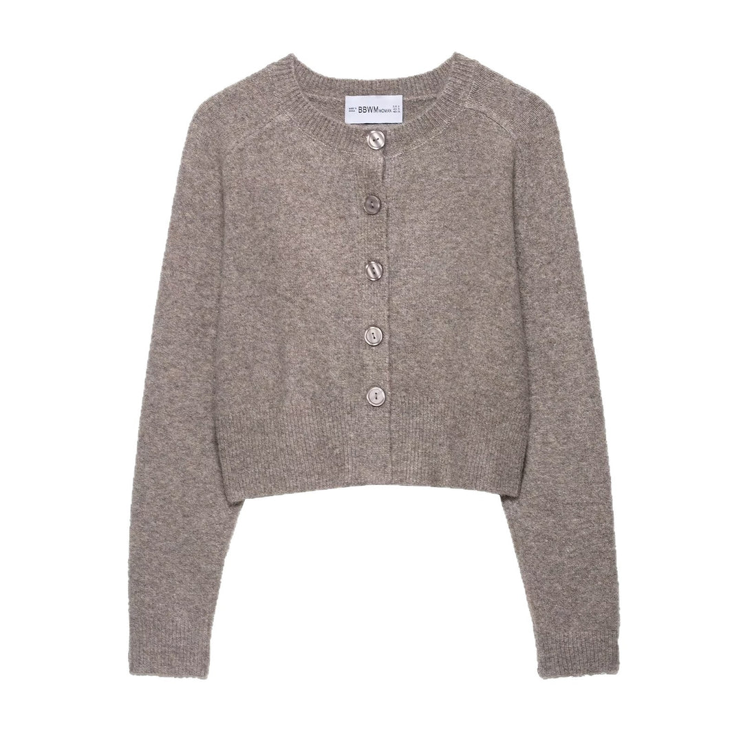 Damen Strickjacke mit Knopfleiste und lässigem Schnitt Drune