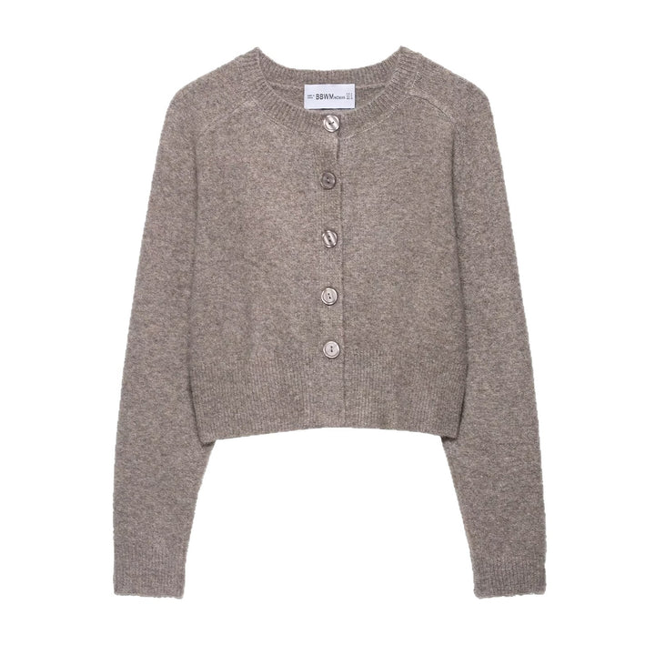 Damen Strickjacke mit Knopfleiste und lässigem Schnitt Drune