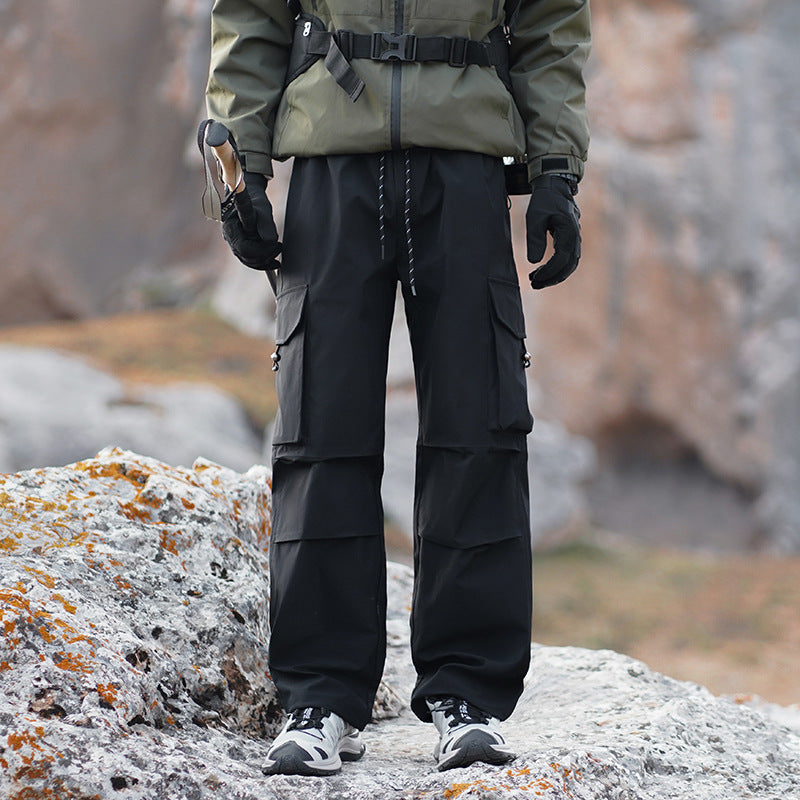 Herren Technische Outdoor-Cargohose mit wasserabweisendem Stretch und verstärkten Knien Drune