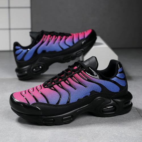 Herren Dämpfende Sport-Sneaker mit sichtbarer Luftkammer und atmungsaktivem Gradient-Strick Drune