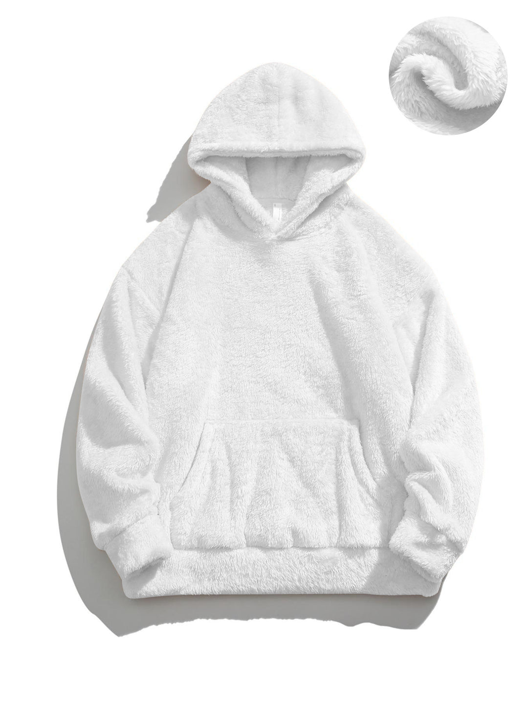 Damen Kuscheliger Kapuzenpullover mit weichem Fleece Drune
