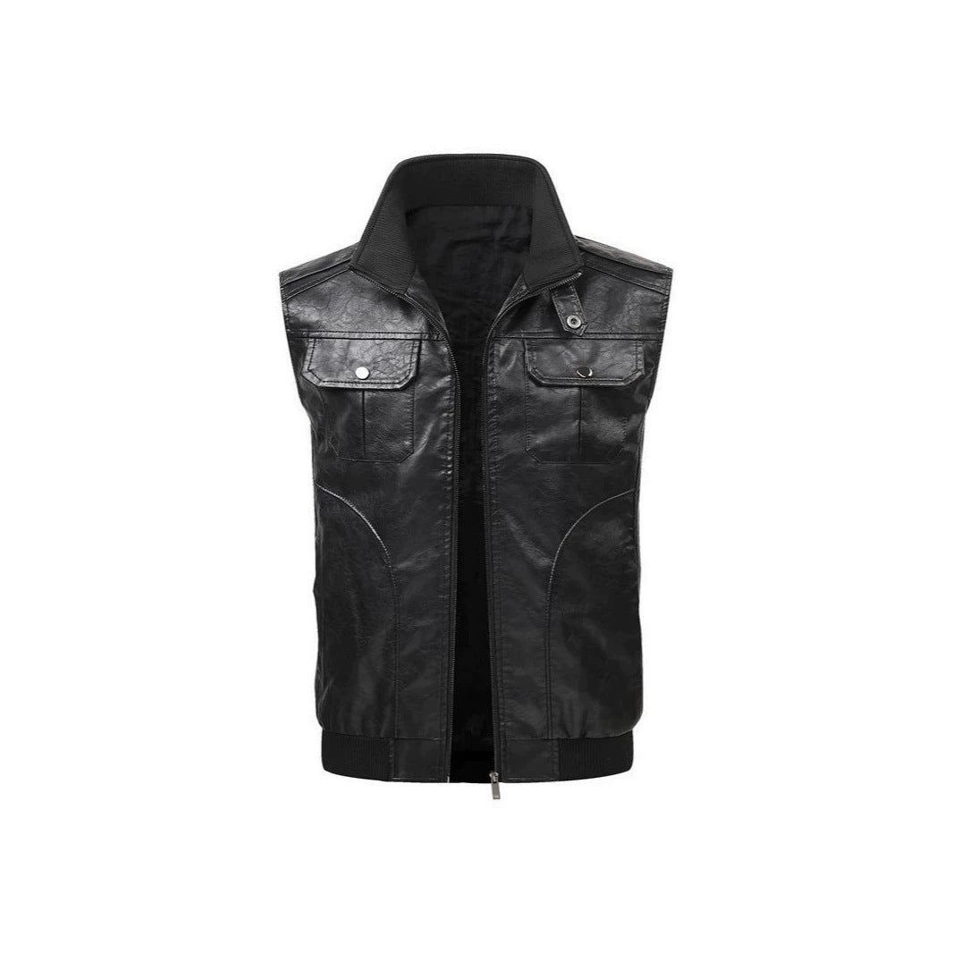 Herren Robuste Lederweste Drune