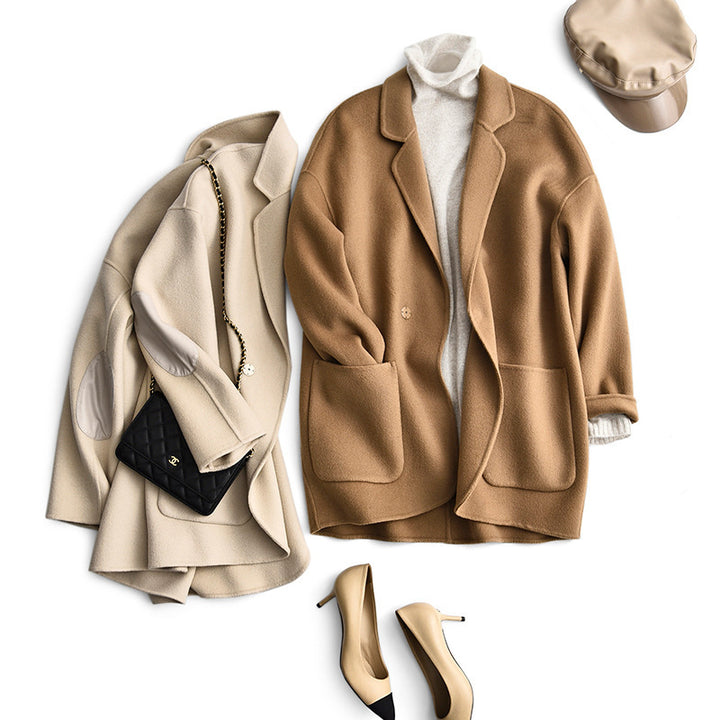 Damen Oversized Wolljacke Drune