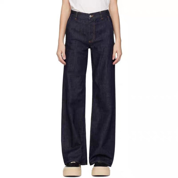 Damen weite Jeans im lockeren Schnitt Drune
