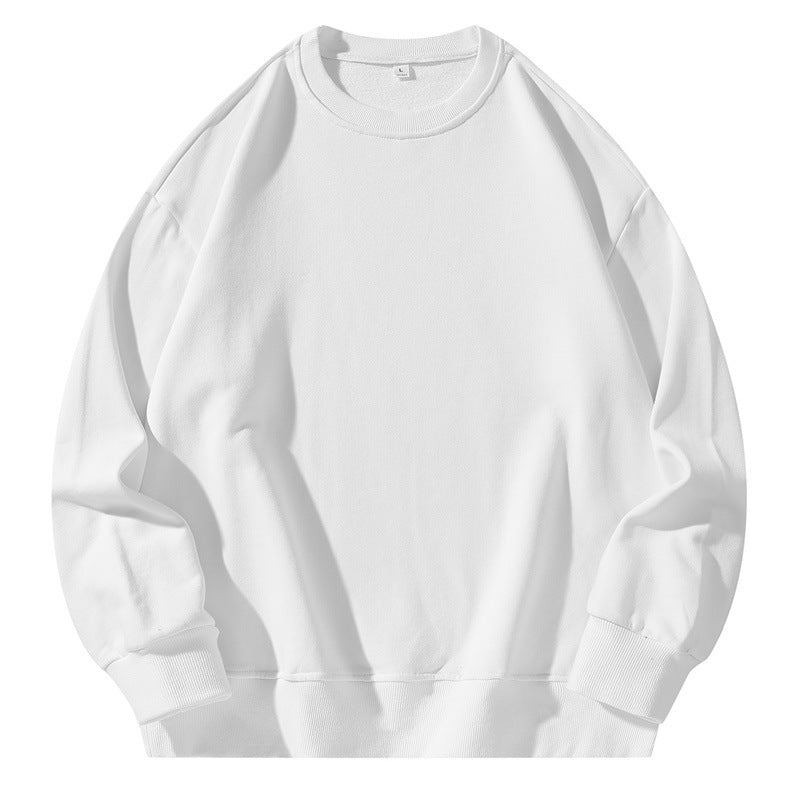 Unisex Oversize-Sweatshirt mit Rundhalsausschnitt, überschnittener Schulter und geripptem Saum Drune