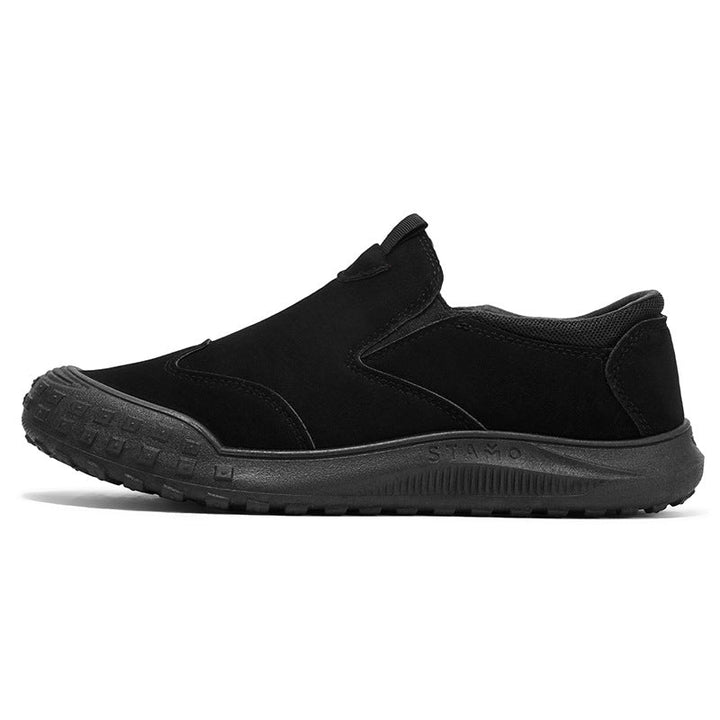 Damen Bequeme Slip-On Sneakers aus hochwertigem Wildleder Drune