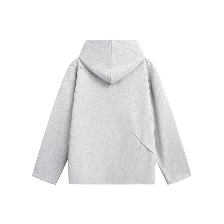 Unisex Oversize-Kapuzenpullover aus leichter French-Terry mit markanten Abnähern Drune