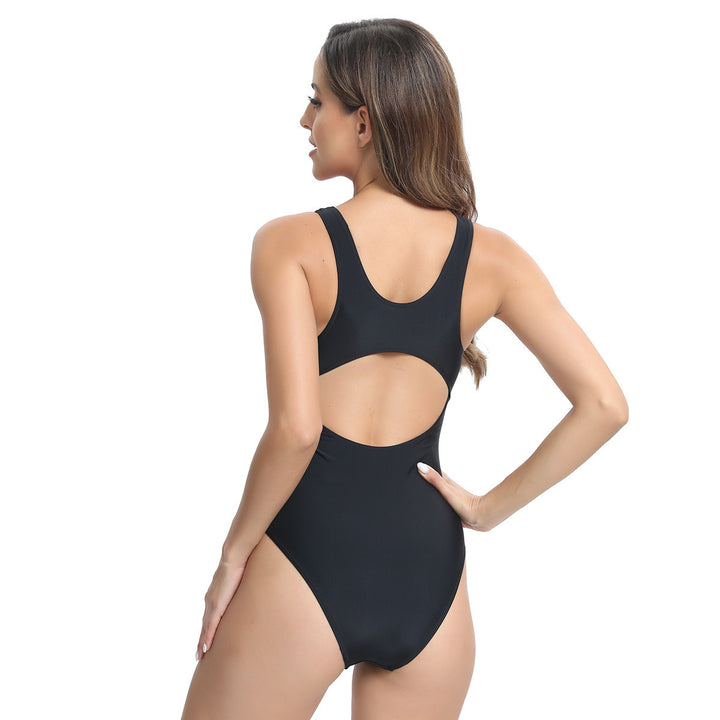 Damen Sportlicher Badeanzug mit lebhaftem Kontrast Drune