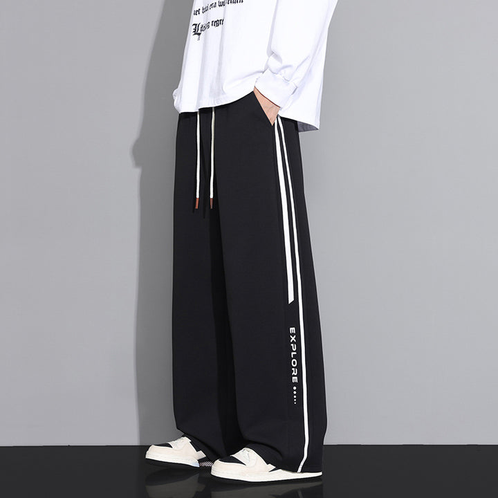 Herren Modische Weitgeschnittene Sporthose