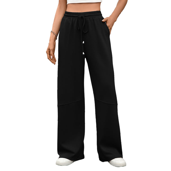 Damen Weite Freizeithose mit elastischem Bund und seitlichen Taschen Drune