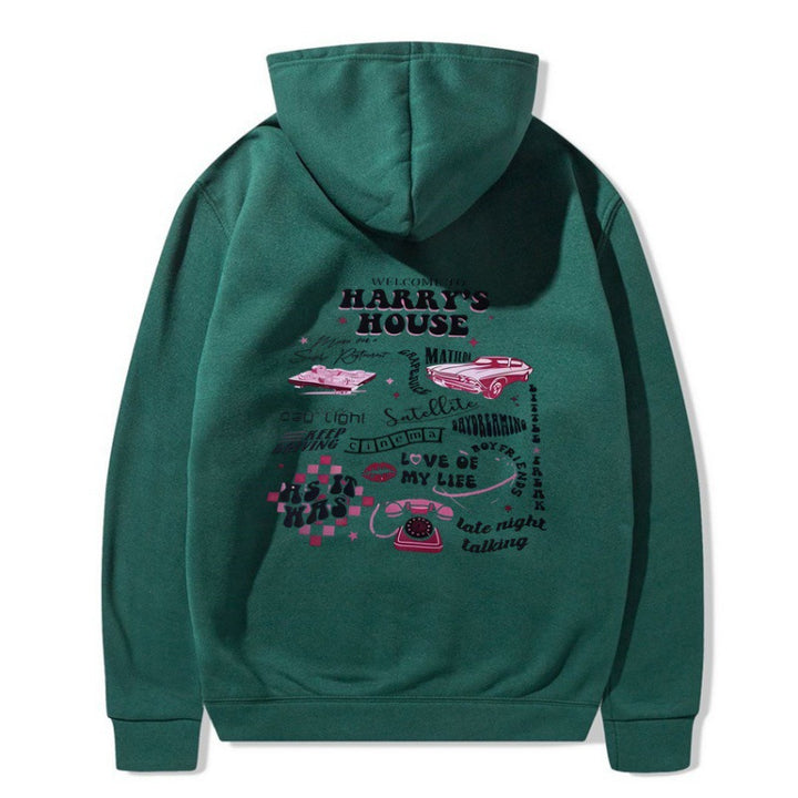 Damen Kapuzenpullover mit einzigartigem Grafikdesign Drune