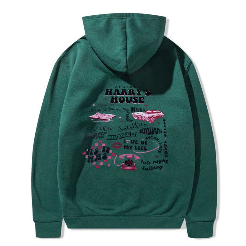 Damen Kapuzenpullover mit einzigartigem Grafikdesign Drune