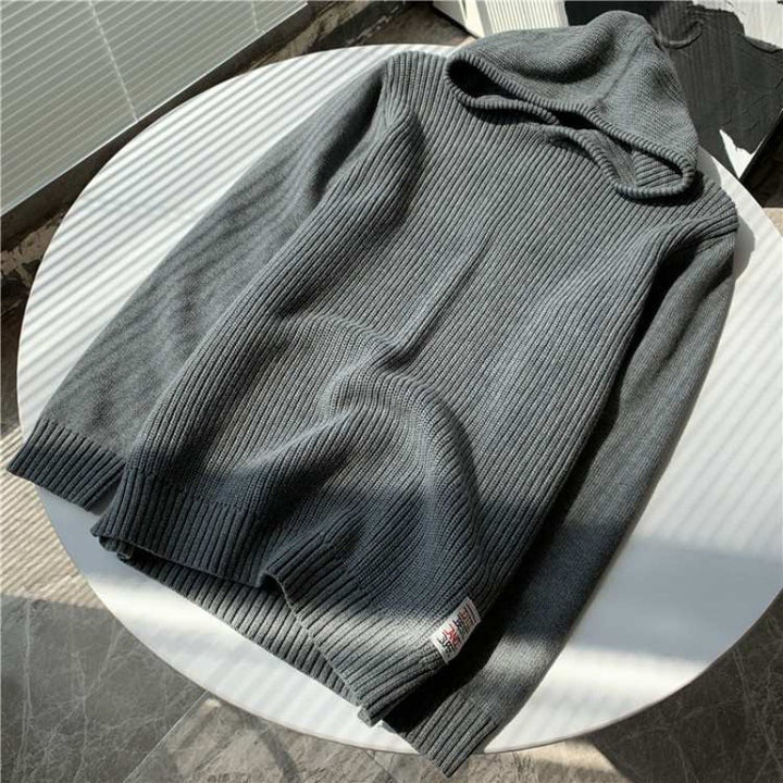 Damen Bequemer Hoodie aus Rippstrick Drune