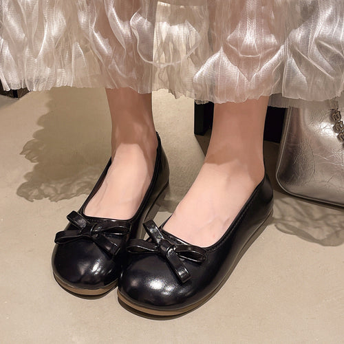 Damen Ballerinas mit verspieltem Schleifen-Design und komfortablem Innenfutter Drune