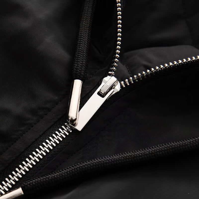 Damen sportliche Übergangsjacke mit hohem Kragen und praktischen Taschen Drune