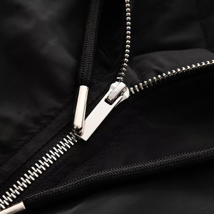 Damen sportliche Übergangsjacke mit hohem Kragen und praktischen Taschen Drune