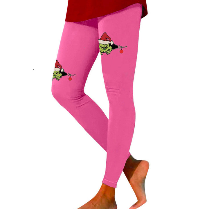 Damen Gemusterte Weihnachtsleggings Drune