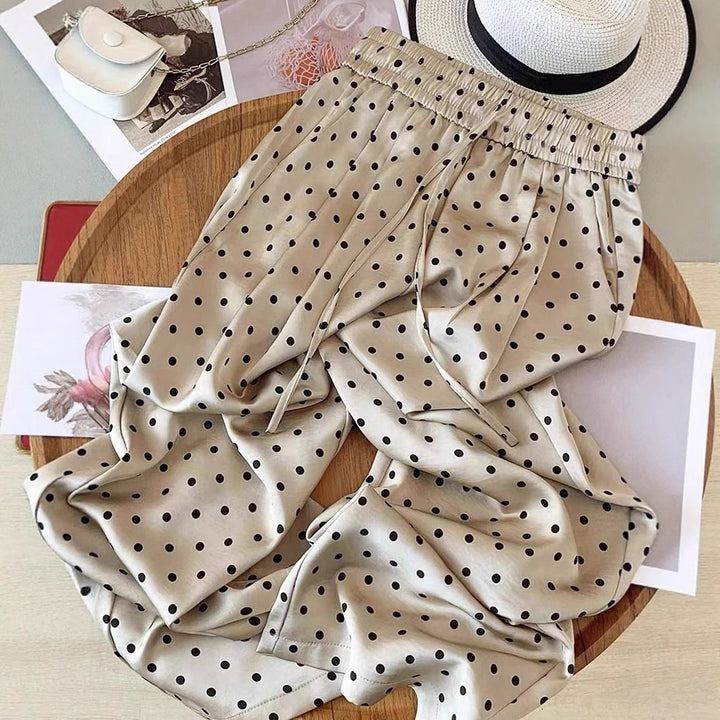 Damen Polka Dots Hose Drune
