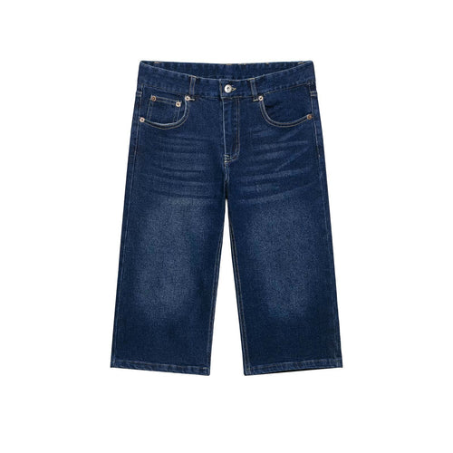 Damen Weite Cropped-Denim-Culotte im 5-Pocket-Design Drune