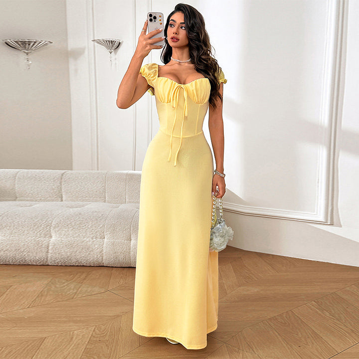 Damen elegantes Maxikleid mit zeitlosem Design Drune