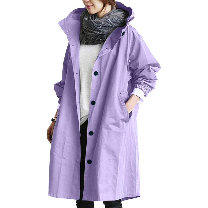 Drune | Regenjacke - Mit Knopfverschluss Vorne