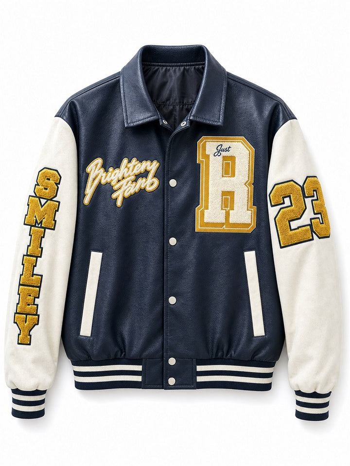 Herren Modische Collegejacke Drune