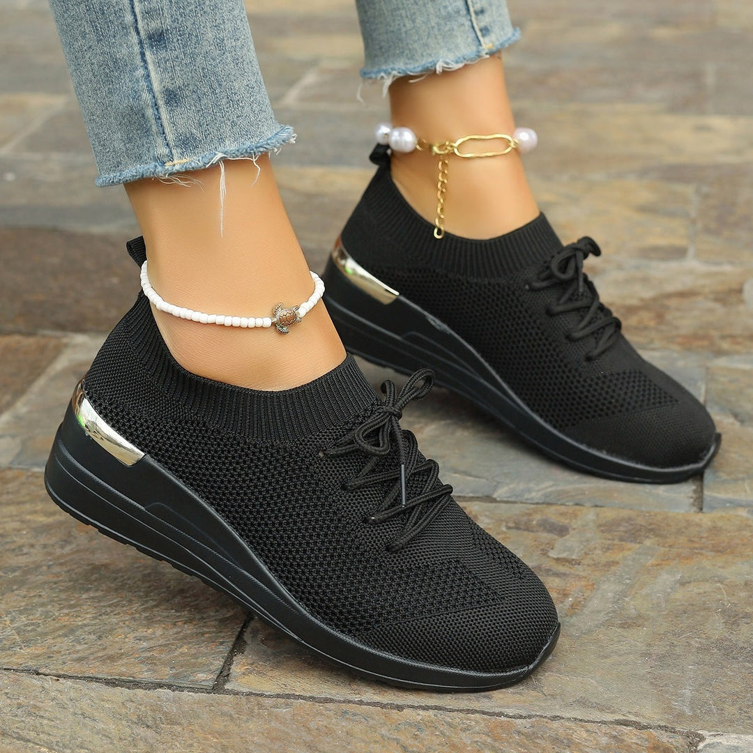 Damen Sportliche Sneaker mit innovativem Strickdesign Drune