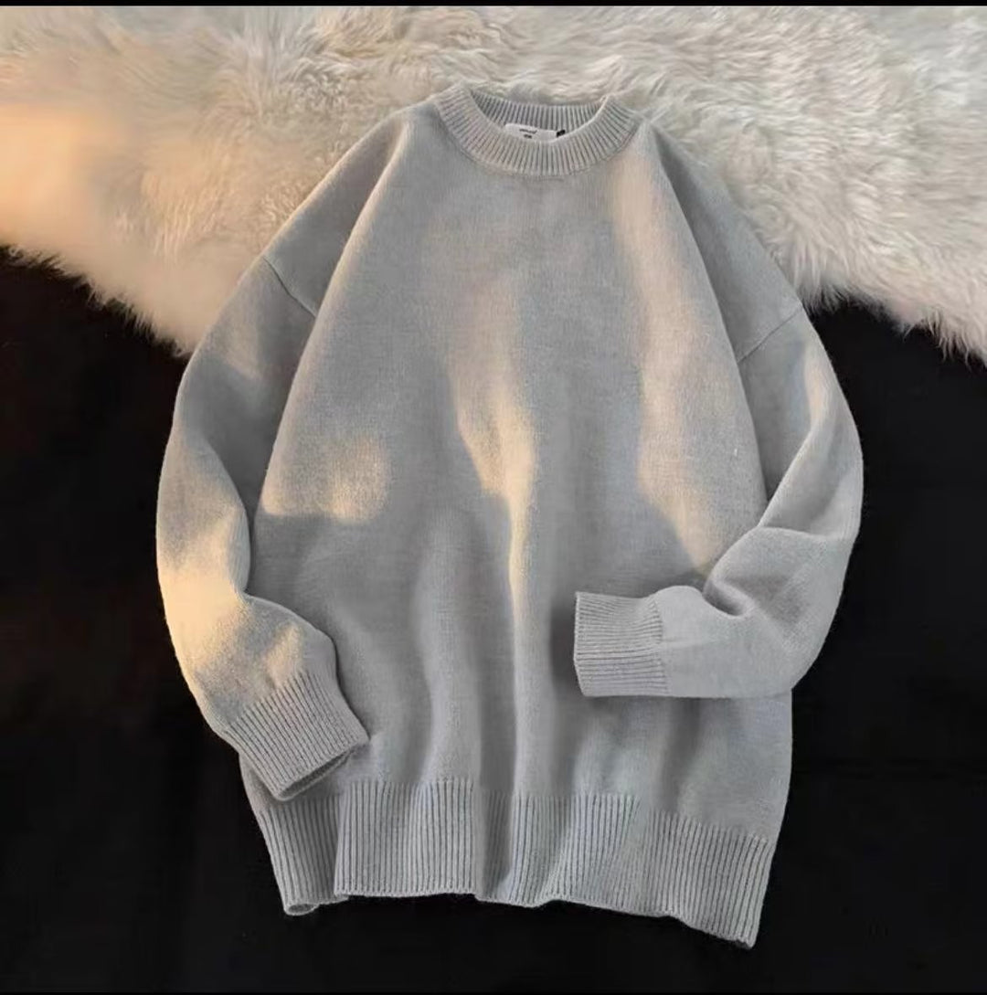 Damen Bequemer Oversized Pullover Drune