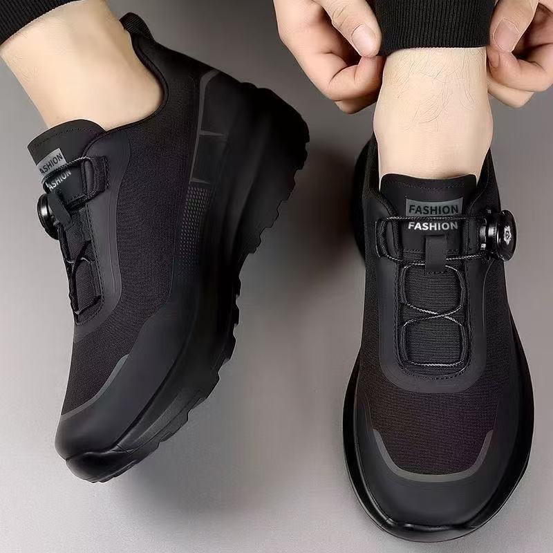 Herren Moderner atmungsaktiver Strick-Sneaker mit BOA-Drehverschluss und dämpfender Laufsohle Drune