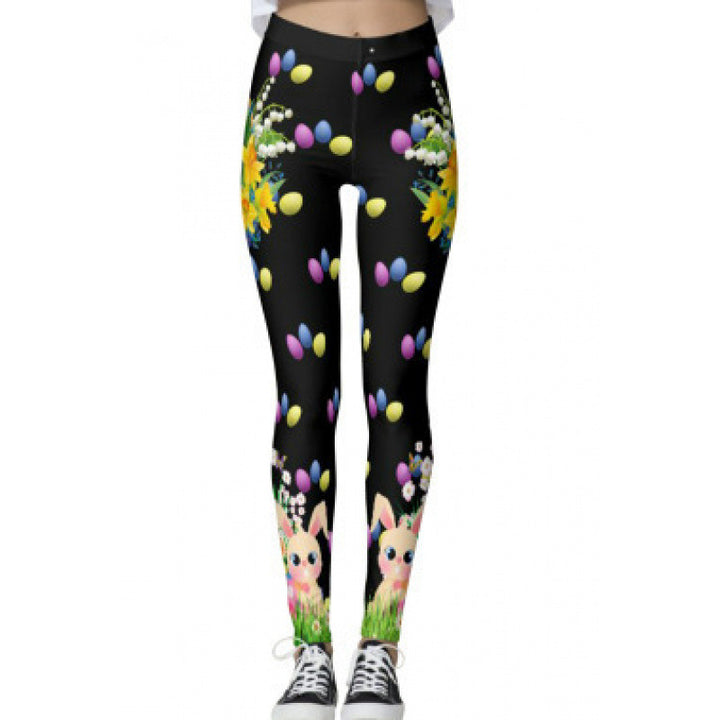 Damen Gemusterte Weihnachtsleggings Drune