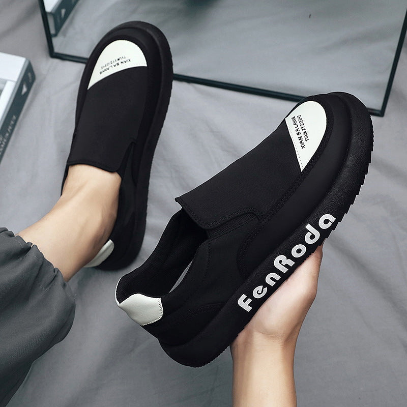 Damen Modische Slip-On Sneakers mit atmungsaktiver Oberflächenstruktur Drune