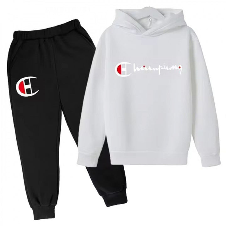 Unisex nan Kapuzenpullover mit Jogginghose Freizeitset Drune