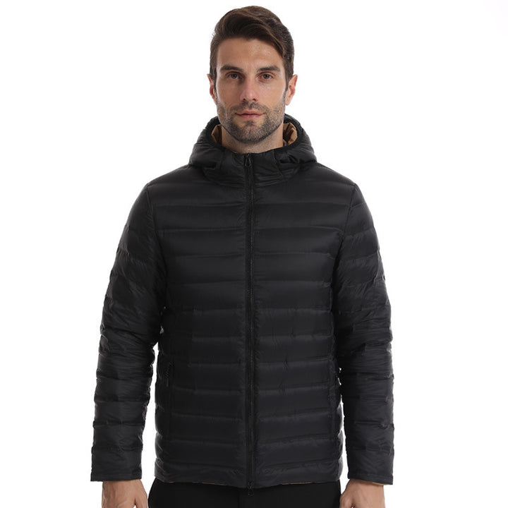 Damen leichte Steppjacke mit Kapuze Drune