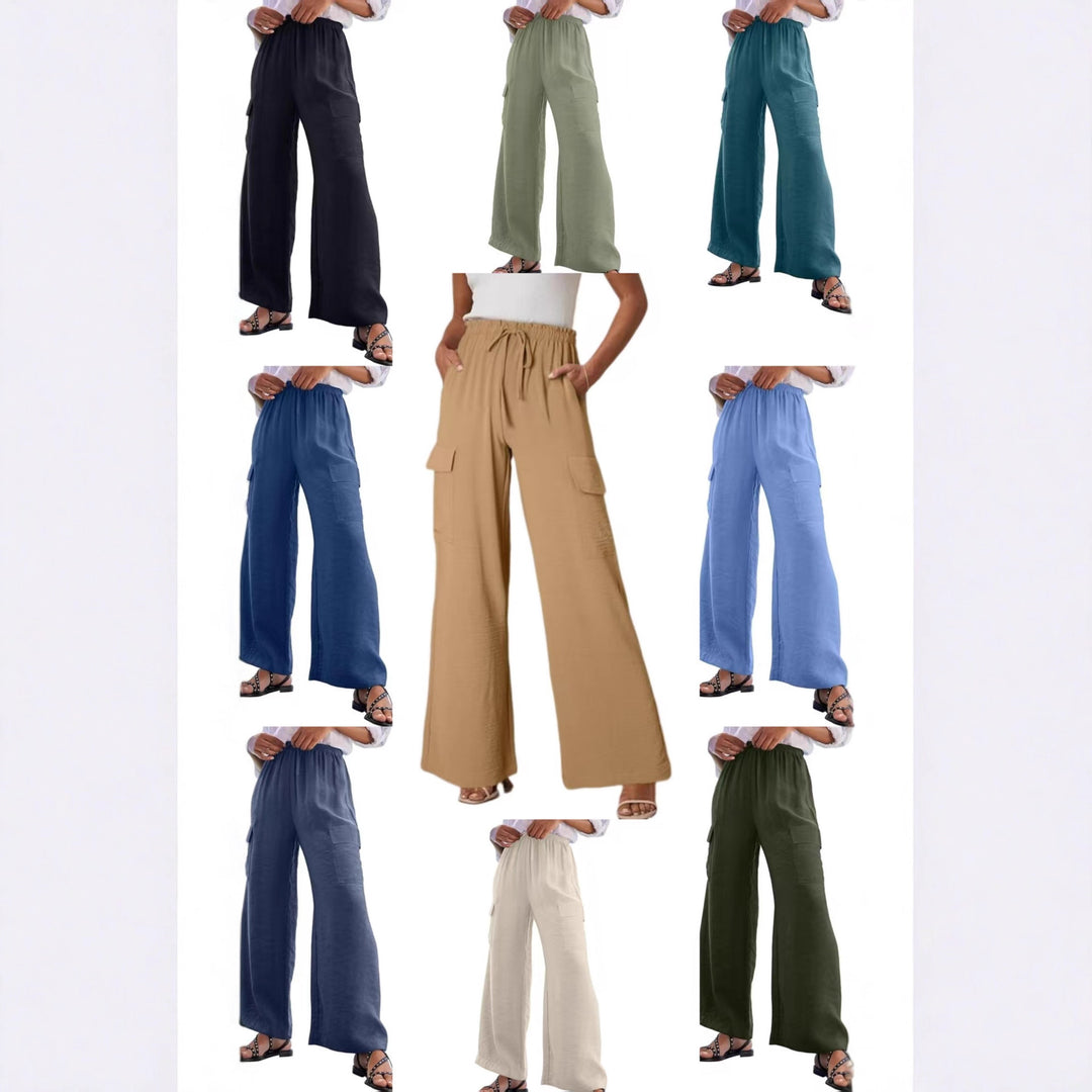 Damen Cargo-Hose aus leichtem Jersey Drune