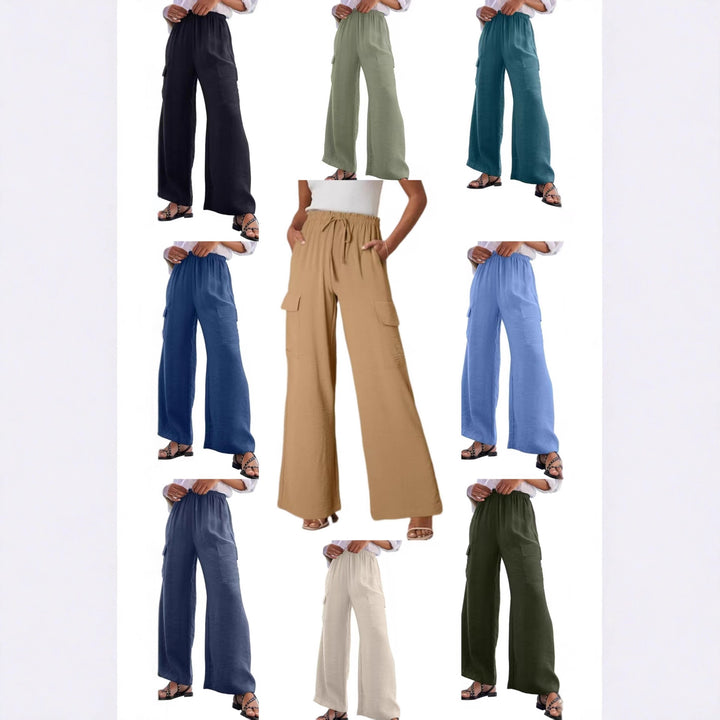 Damen Cargo-Hose aus leichtem Jersey Drune