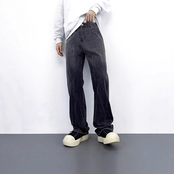 Damen Hochtaillierte Baggy-Jeans Drune