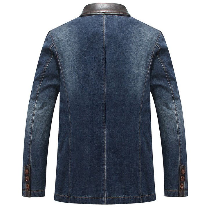 Herren Modischer Denim-Blazer Drune