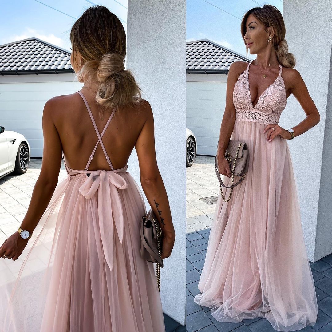 Damen Abendkleid Drune