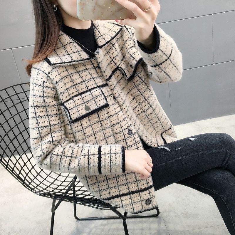 Damen Modische Jacke mit Komfortschnitt Drune