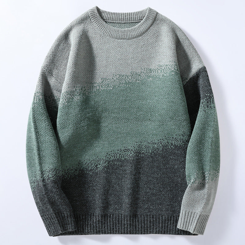 Damen Hochwertiger Rundhalsausschnitt Pullover Drune