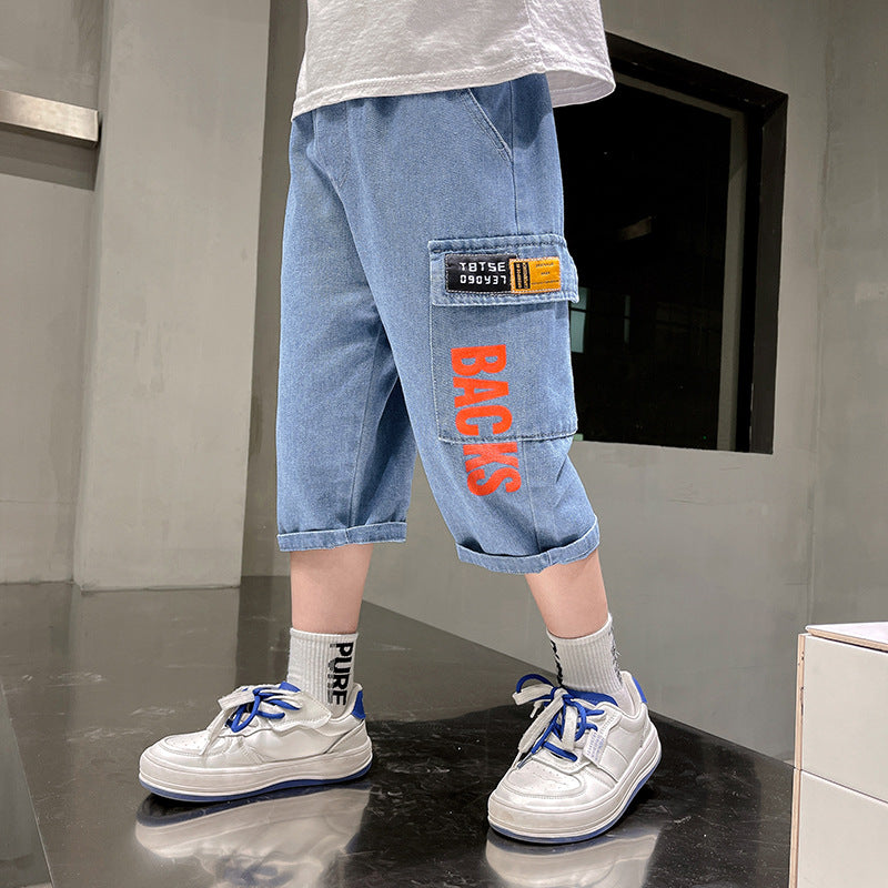 Jungen praktische Cargo-Shorts mit tiefen Taschen Drune