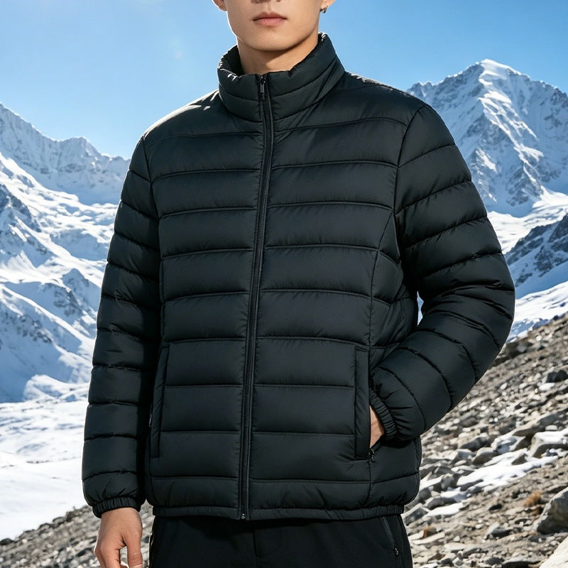 Herren Leichtgewichtige Steppjacke mit Thermo‑Füllung und Stehkragen Drune