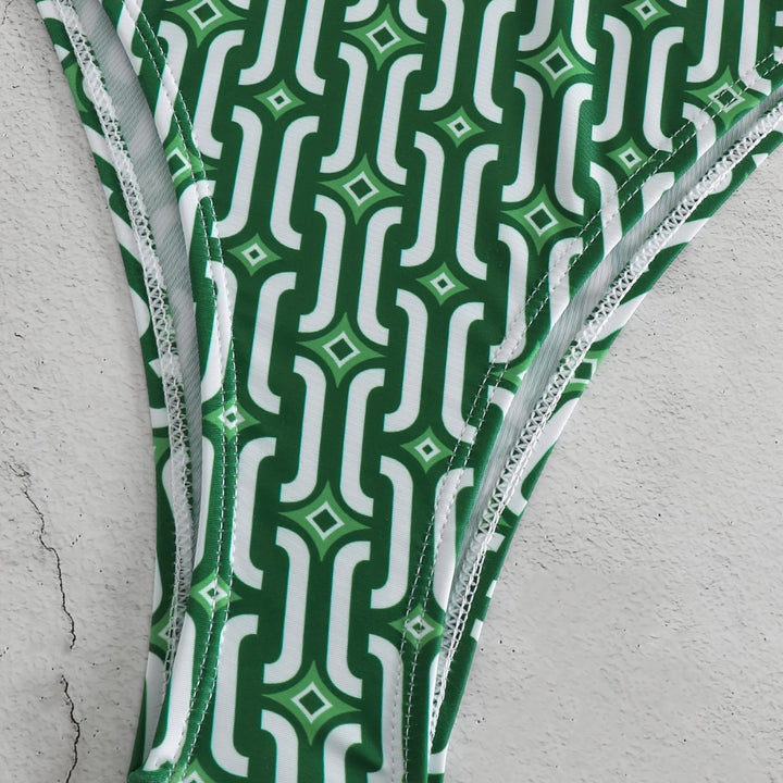 Damen Bikini-Set mit verträumtem geometrischem Muster Drune