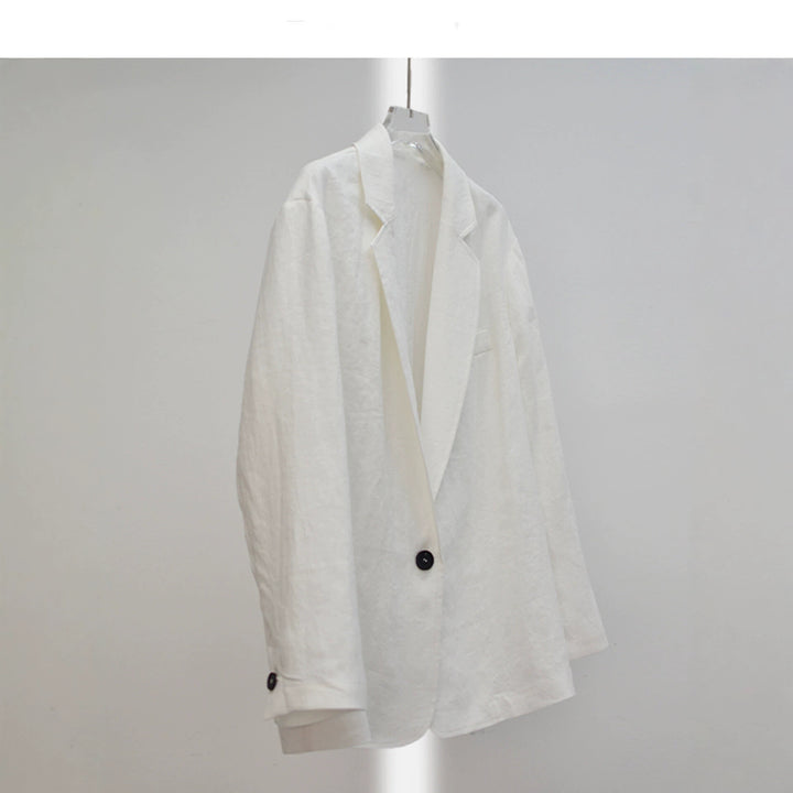 Damen Eleganter und lässiger Leinenblazer Drune