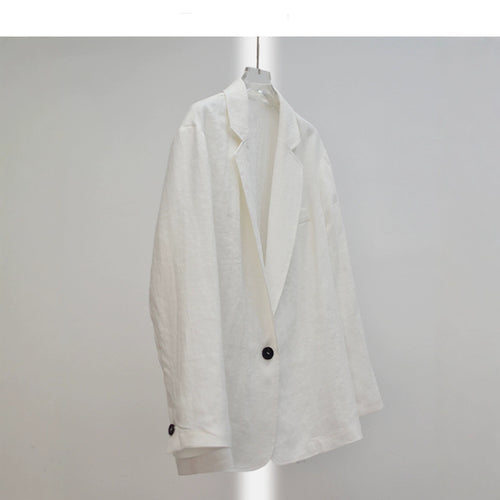 Damen Eleganter und lässiger Leinenblazer Drune