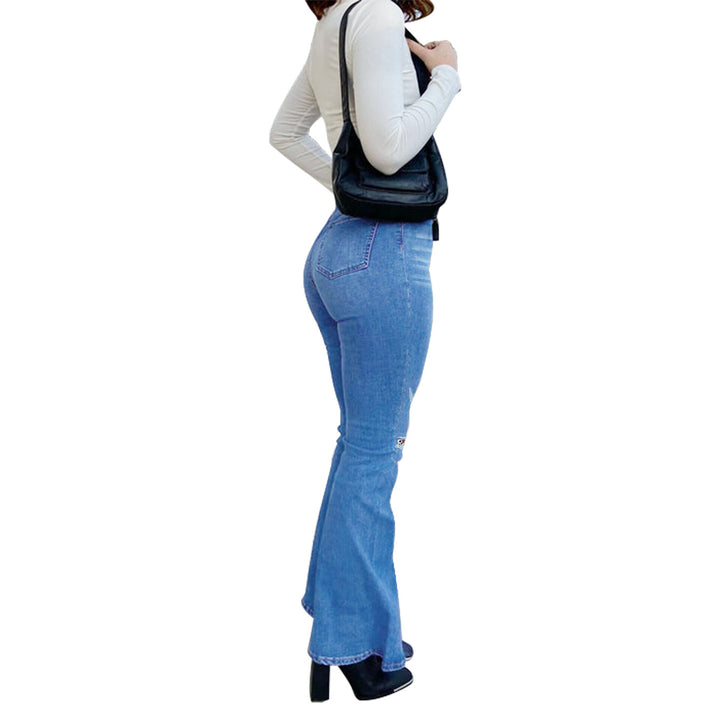 Damen Denim-Corsagen-Top mit geformten Cups und feinen Spaghetti-Trägern Drune