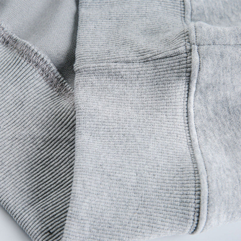 Unisex Oversize Kapuzenpullover aus Baumwollmix mit minimalistischen Nahtdetails Drune